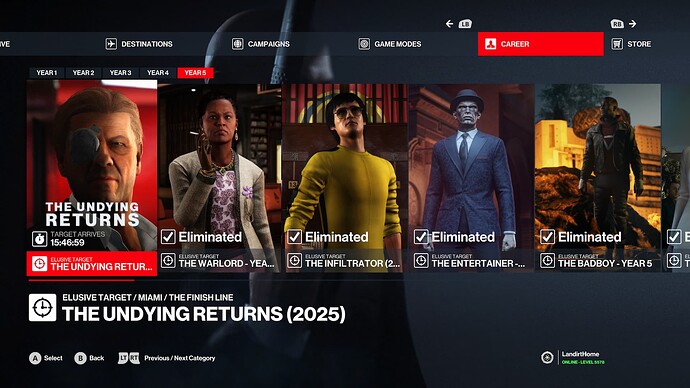 Undying Returns 20NOV25