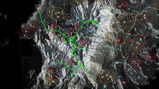 DS zipline network contrast highlight