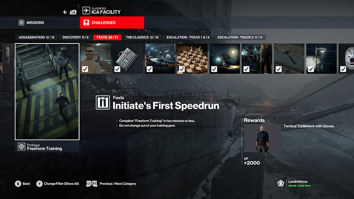 Initiate First Speedrun Challenge 25FEB26