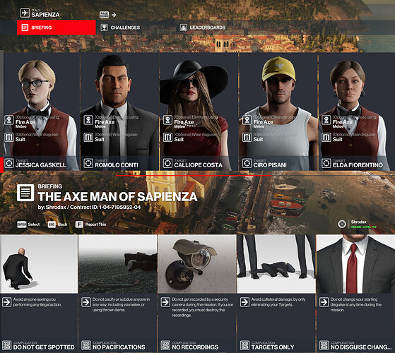 Hitman 3 - The Axe Man of Sapienza