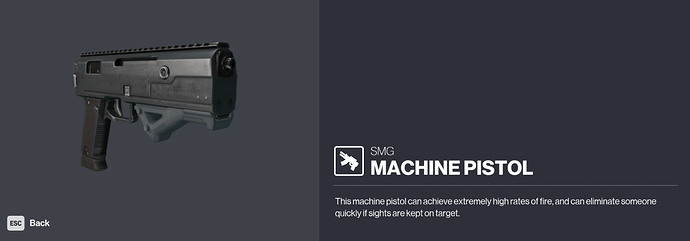 Machine Pistol