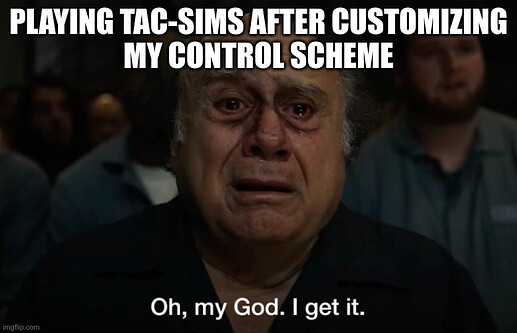 Tac-Sims after control swap