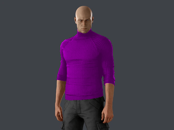 Purple Tactical Turtleneck