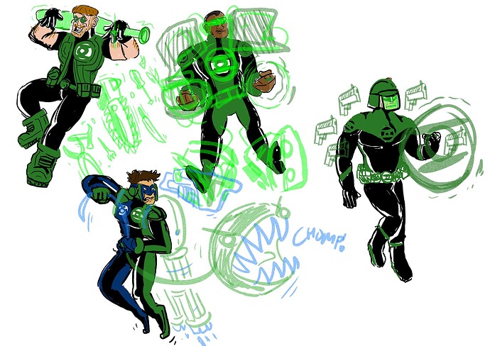 green lanterns might group shot!