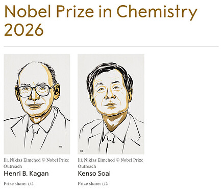 Nobel Prize in Chemistry 2026 07OCT26
