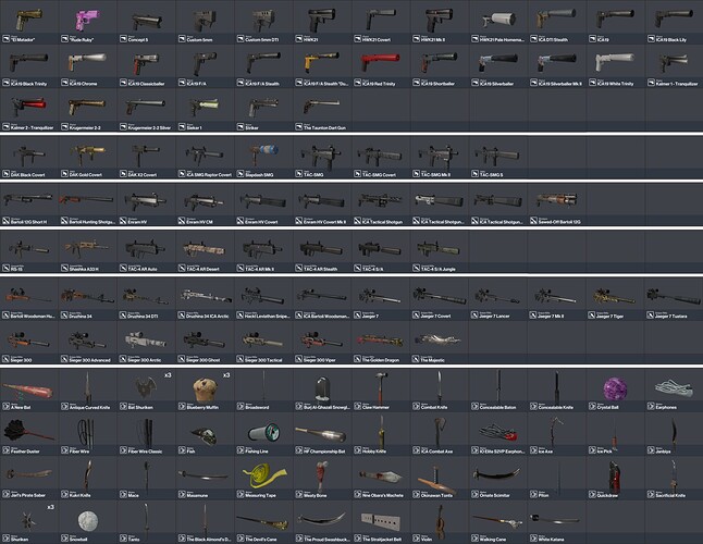 00 Everything - Weapons