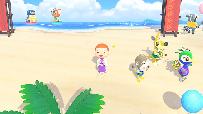 Fun fact if you actually go deep sea diving to talk to the swimming villagers in Happy Home Paradise you get new dialogue