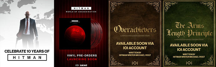 10 Years of Hitman Annoucements