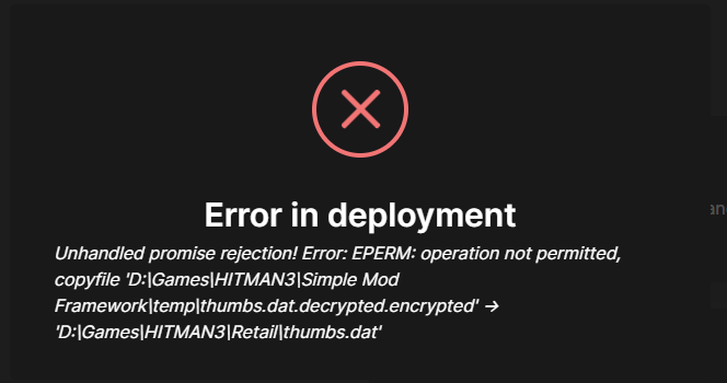 Hitman Error